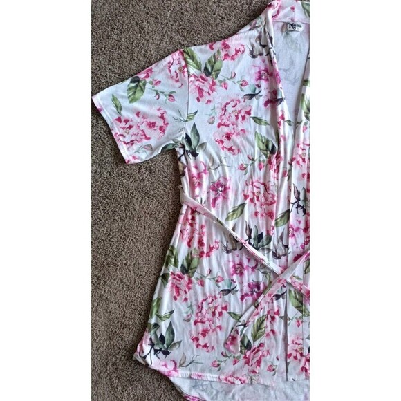 Show Me Your Mumu Brie Floral Robe One Size Garden of Blooms With Tie Romantic - Picture 10 of 10